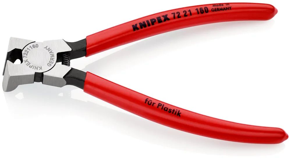 KNIPEX Seitenschneider für Kunststoff mit Kunststoff überzogen 160 mm