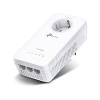 TP-LINK AV1300 Gigabit Passthrough Powerline ac WLAN Extender - 300 Mbit/s - IEEE 802.11n - IEEE 802.11a - IEEE 802.11ac - IEEE 802.11b - IEEE 802.11g - Type E/F - Gigabit Ethernet - 10,100,1000 Mbit/s - Wi-Fi 5 (802.11ac)