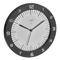 TFA 60.3553.10 Funk Wanduhr 303 mm x 45 mm x 303 mm Grau Großes Display