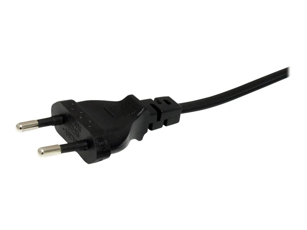 StarTech.com 1 m Laptop Ladekabel, EU Stecker auf C7, 2,5A 250V, 18AWG, Laptop Ersatzkabel, Drucker Stromkabel, Laptop Stromkabel/Netztkabel - UL gelistet (PXTNB2SEU1M)
