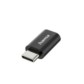 Hama USB-OTG-Adapter, USB-C-Stecker - Micro-USB-Buchse, USB 2.0, 480 Mbit/s