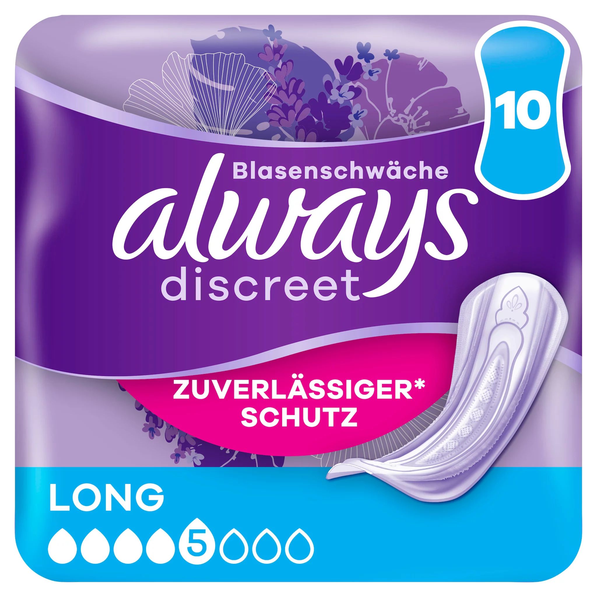 always Discreet Inkontinenz Long 10