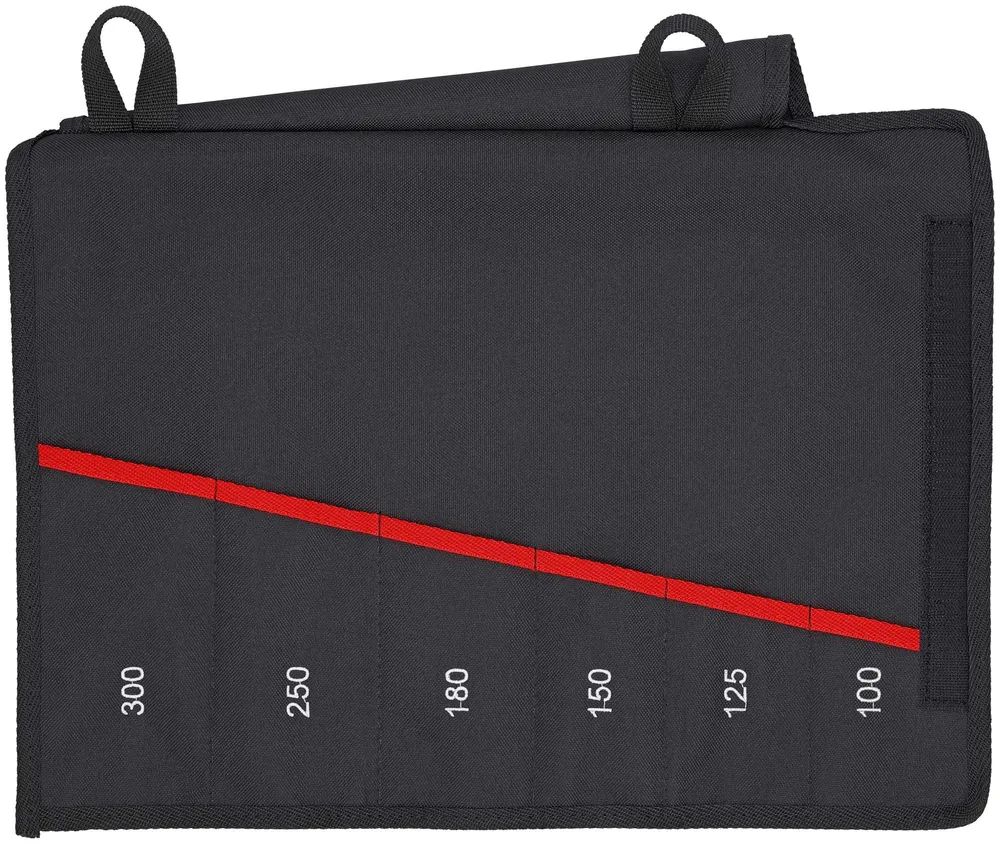 KNIPEX Rolltasche für Zangenschlüssel leer 6 Fächer 340 mm