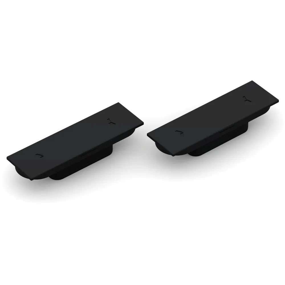 Argenta Türmagnet Magnotica Pro SE, 73 x 22 mm, Abdeckkappe rechteckig, Zamak schwarz