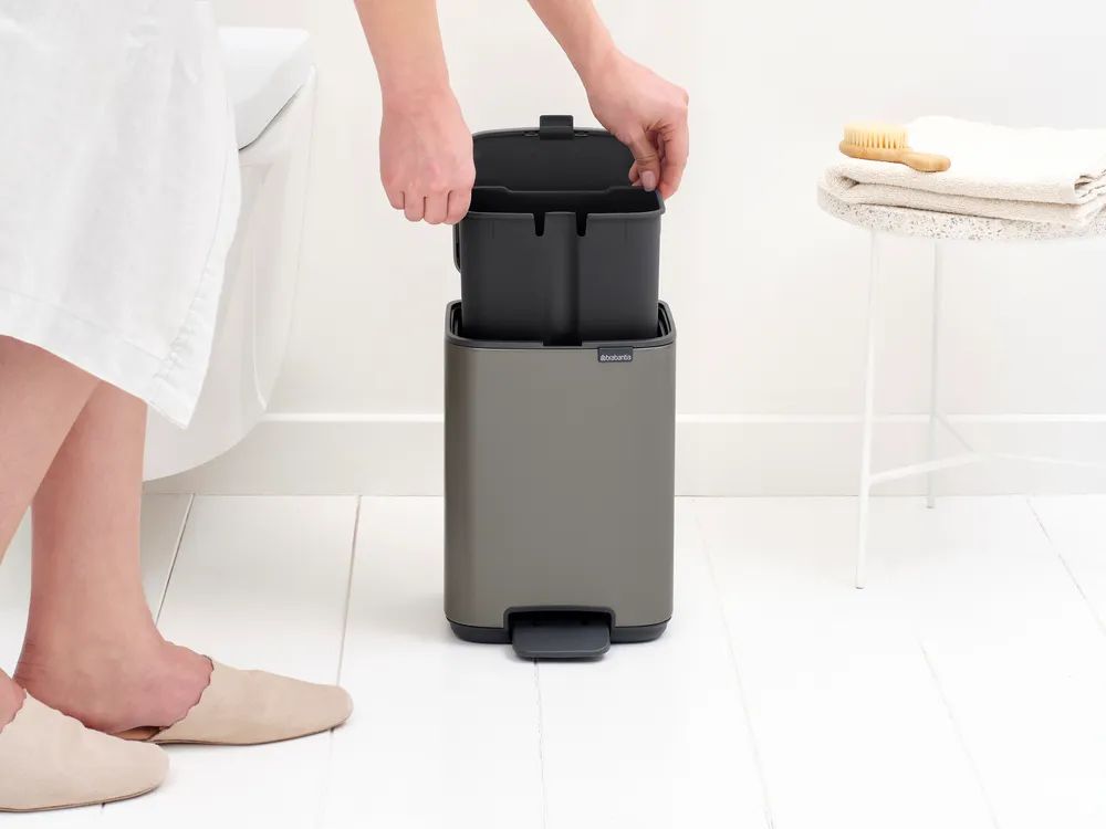 Brabantia Bo Treteimer, 4L - Platinum