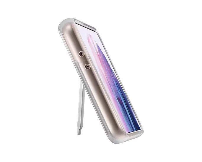 Samsung Clear Standing Cover EF-JG996 - Hintere Abdeckung für Mobiltelefon - Polycarbonat, Thermoplastisches Polyurethan (TPU)
