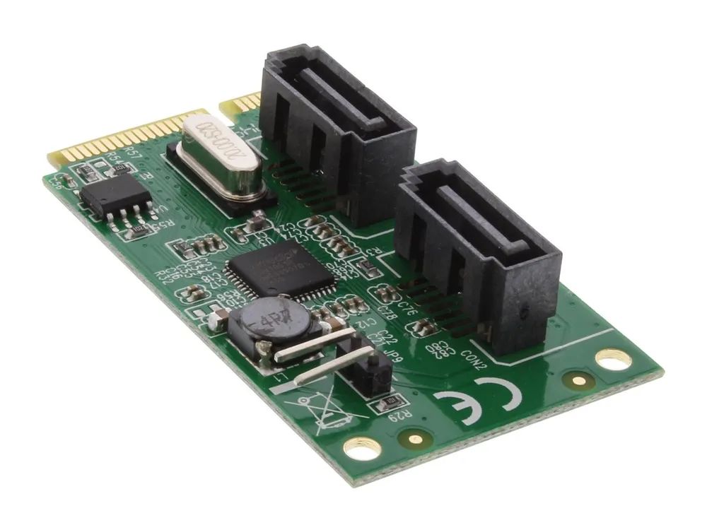 InLine Mini-PCIe 2.0 Karte - 2x SATA 6Gb/s - RAID 0,1,SPAN
