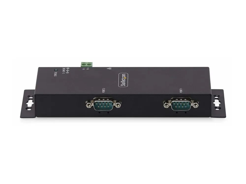 StarTech.com 2P Serial to Ethernet Adapter, IP LAN to RS232 DB9 Converter