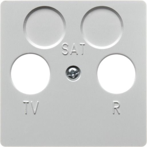 Berker TV-ZENTRALPLATTE 2LOCH IP44 / BERKER 148609 PWS 148609