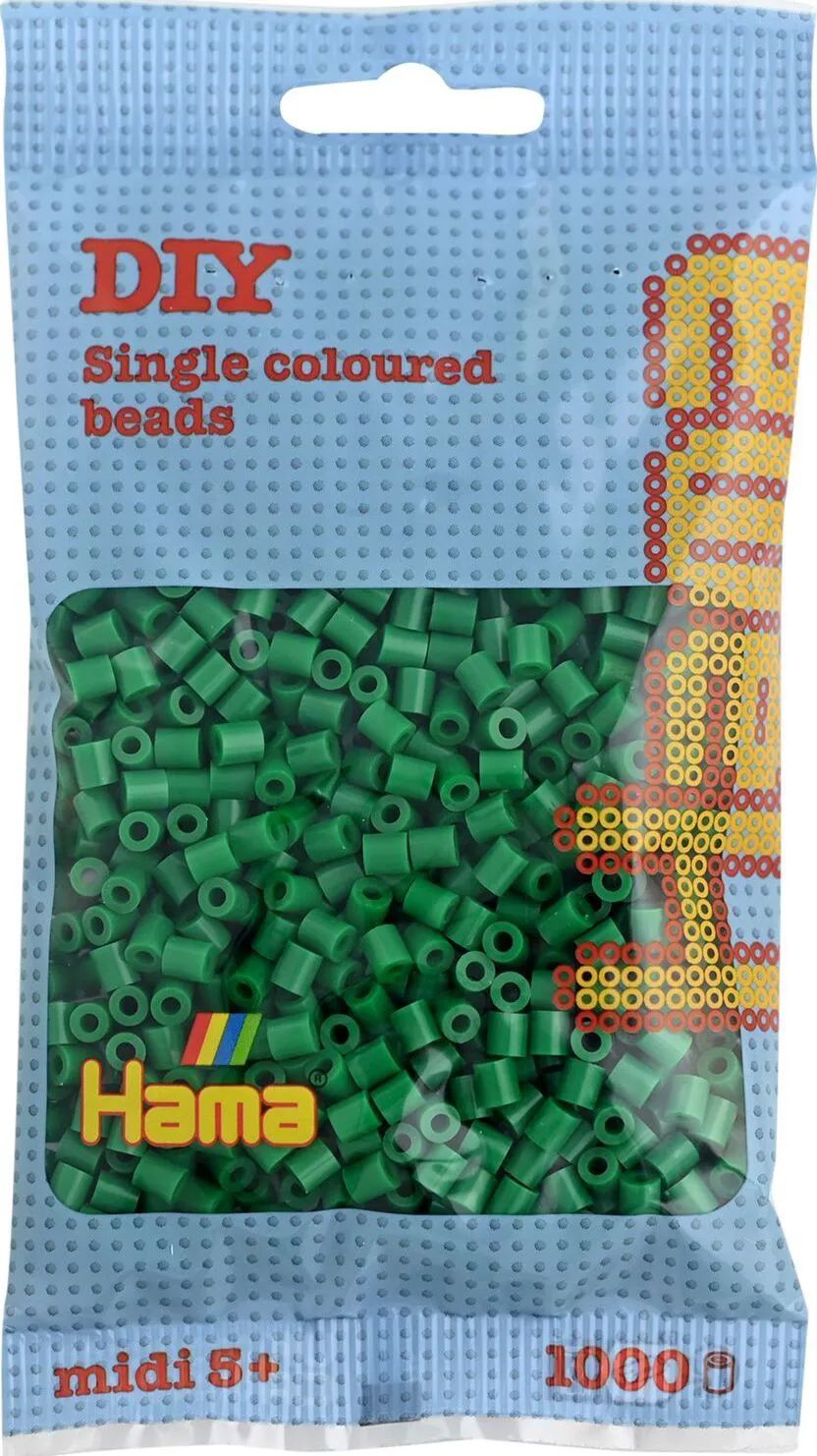Malte Haaning Plastic A/S HAMA Perlen Grün 1.000 Stück