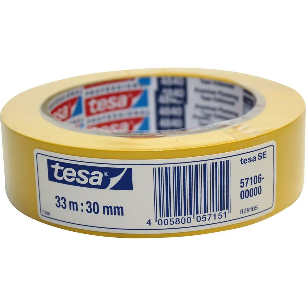 TESA Abdeckband Robust gelb 30mm x 33 Meter