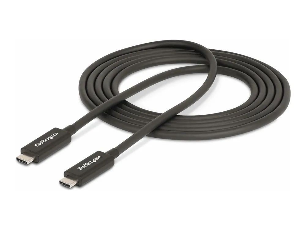 StarTech.com 2 m Aktives Thunderbolt 4 Kabel, 40 Gbit/s, 100W PD, USB4 - USB-Kabel - 24 pin USB-C (M)