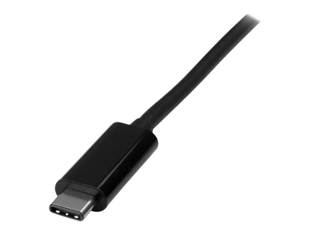 StarTech.com 3.3 ft / 1 m USB-C to DVI Cable - USB Type-C Video Adapter Cable - 1920 x 1200 - Black (CDP2DVIMM1MB)