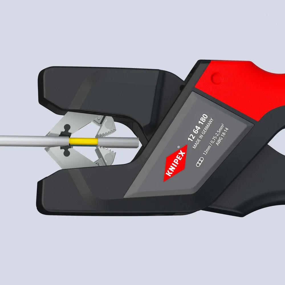 KNIPEX Automatische Flachkabel-Abisolierzange 180 mm