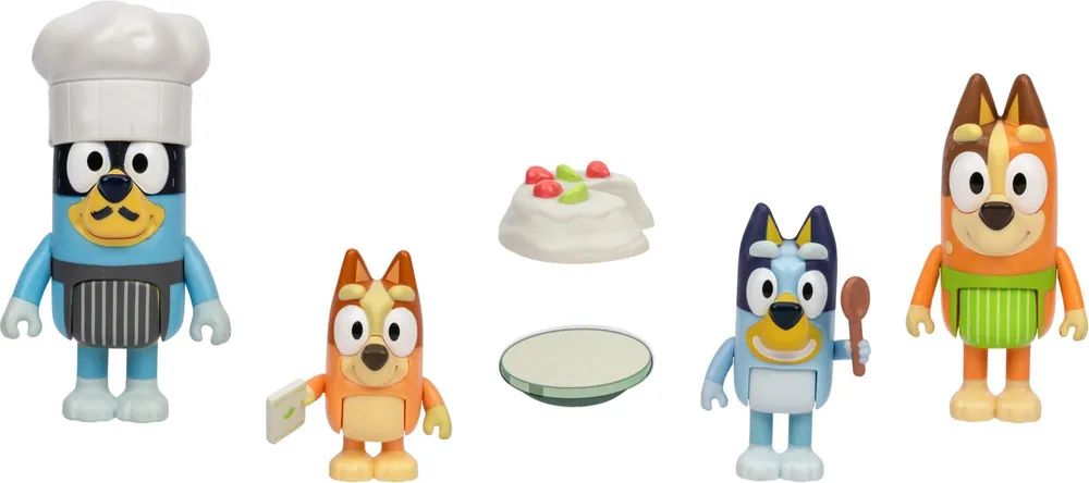 Moose Toys Ltd BLUEY S13 LPC Figuren 4er Pack Pavlova