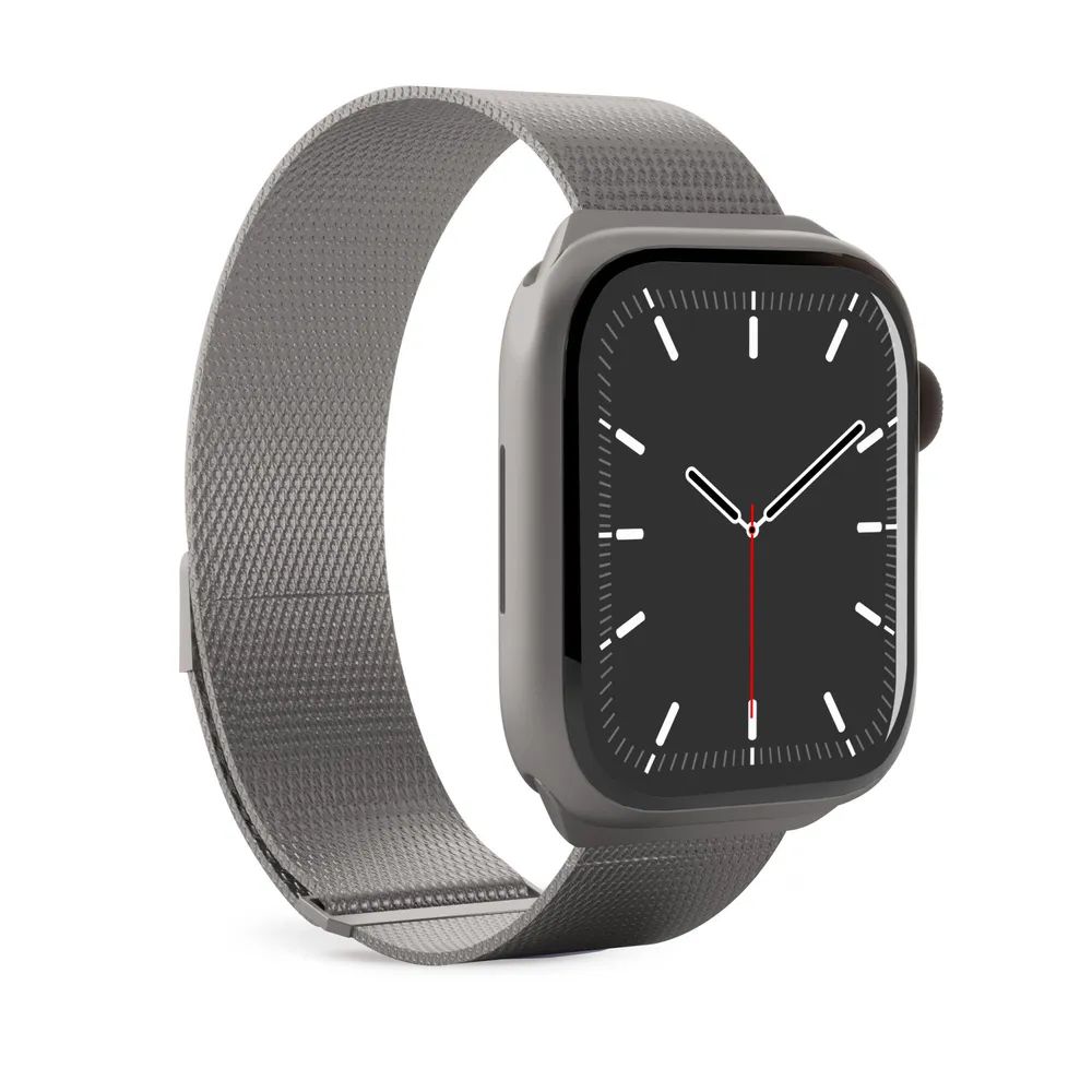 PURO MILANESE Band für Apple Watch 42/44/45/49mm, titan
