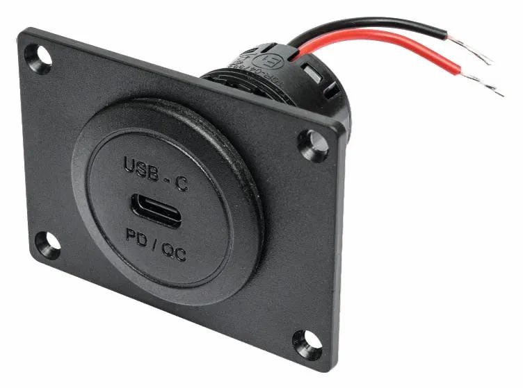 FAWO Power USB-C Einbausteckd. PD/QC 60 W Mon