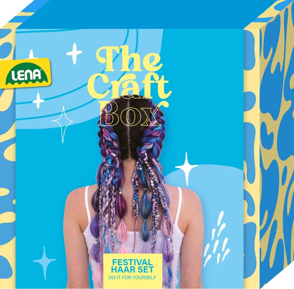 Simm Spielwaren GmbH LENA Festival Hair Set, Faltschachtel