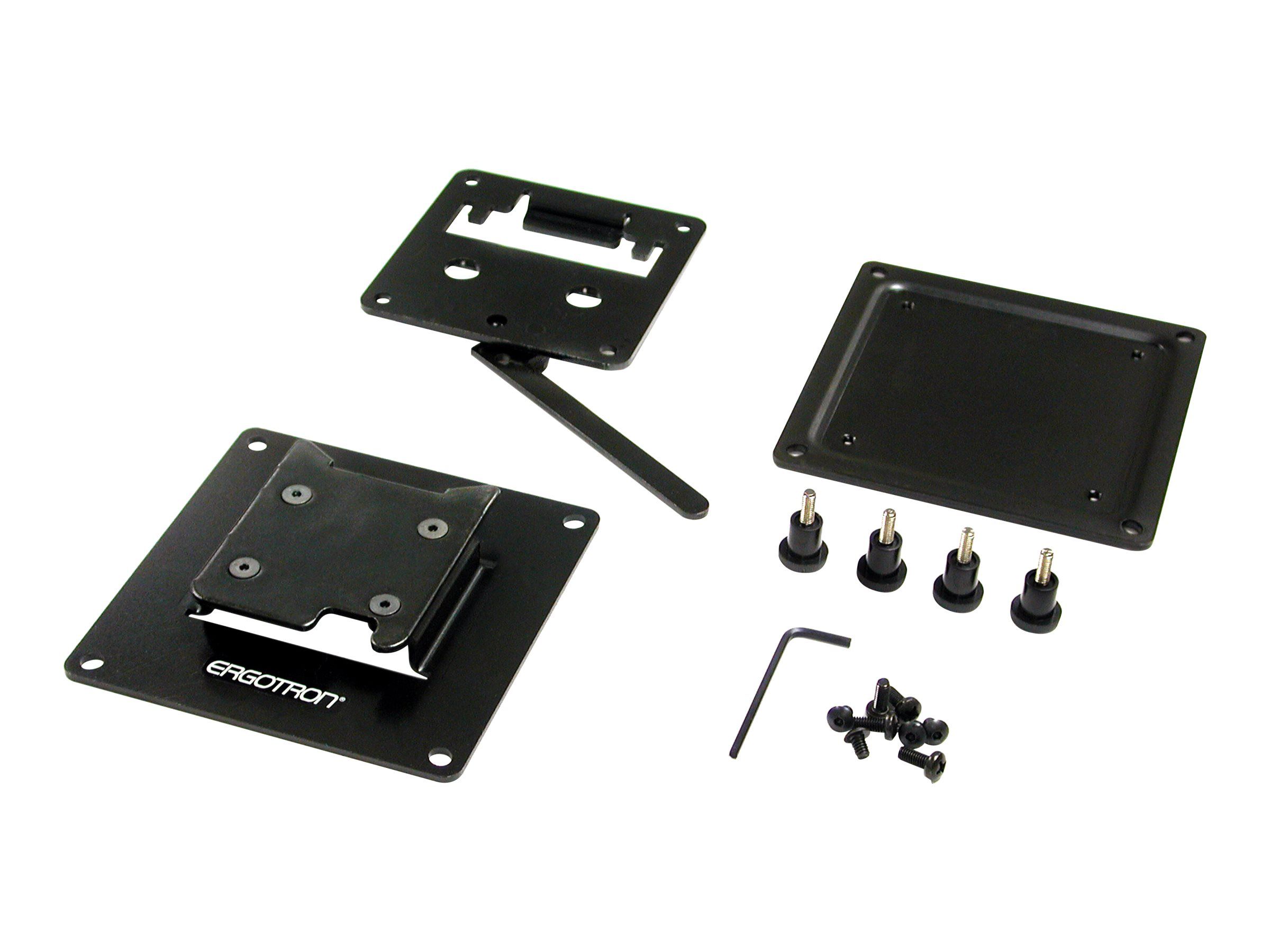 Ergotron FX30 - Befestigungskit (Wandmontage) - für LCD-Display - Stahl - Schwarz - Bildschirmgröße: bis zu 68,6 cm (bis zu 27 Zoll)