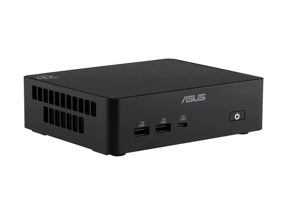 ASUS NUC 16 Pro RNUC16WCKC500002 - Barebone - Mini-PC - 1 x Core 5 320 / 1.5 GHz - RAM 0 GB - Intel Graphics - Wi-Fi 6E, Bluetooth 6.0, 2.5GbE, 1GbE - WLAN: 802.11a/b/g/n/ac/ax (Wi-Fi 6E)