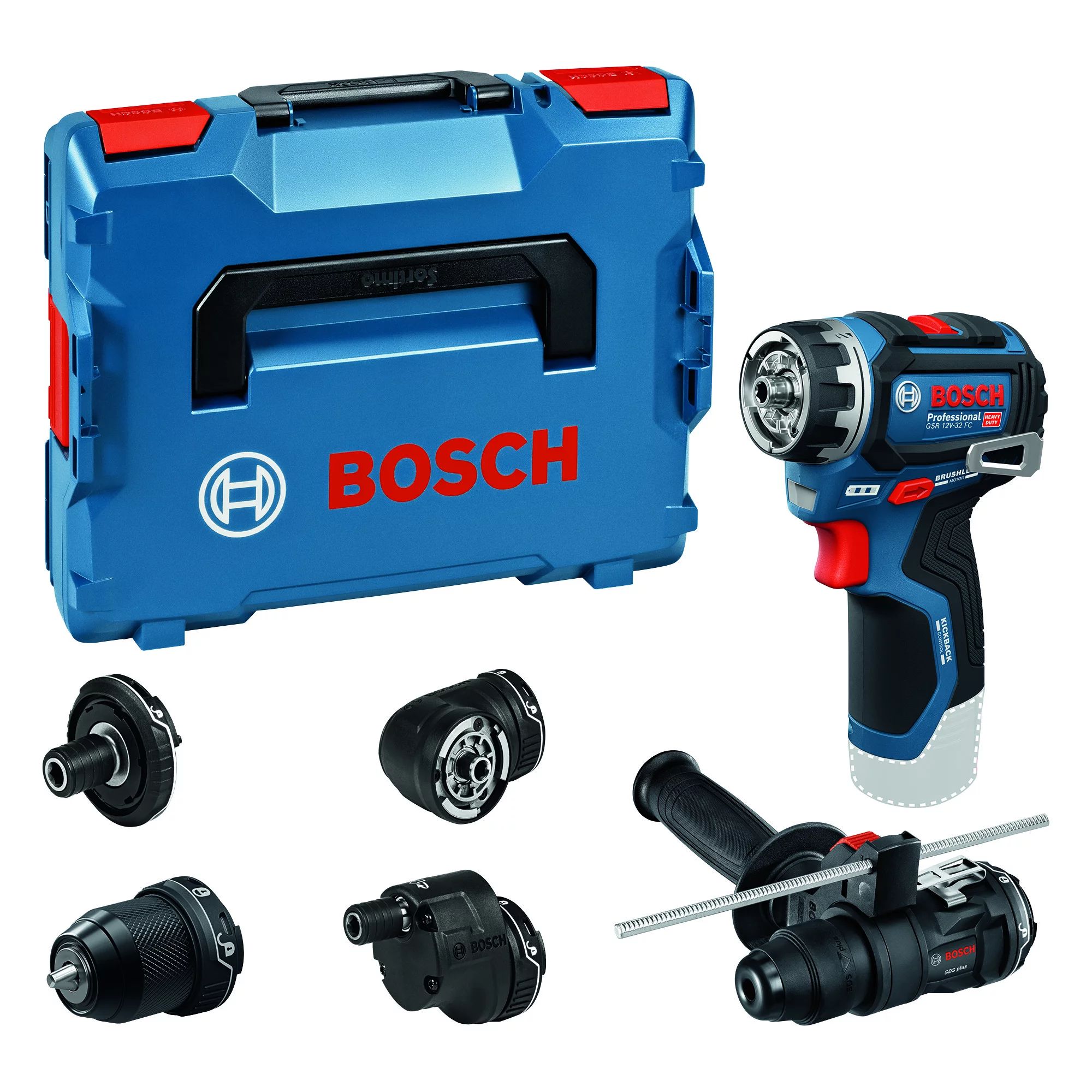Bosch GSR 12V-32 FC Akku-Bohrschrauber inkl. Koffer u. Aufsätze