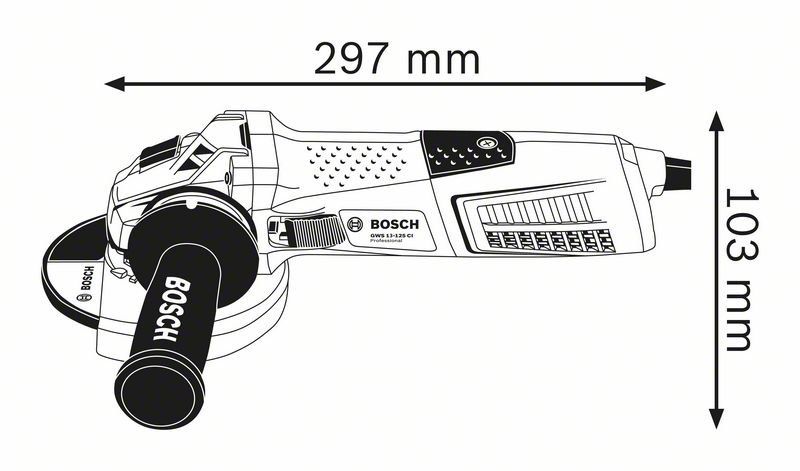 Bosch Professional GWS 13-125 CI