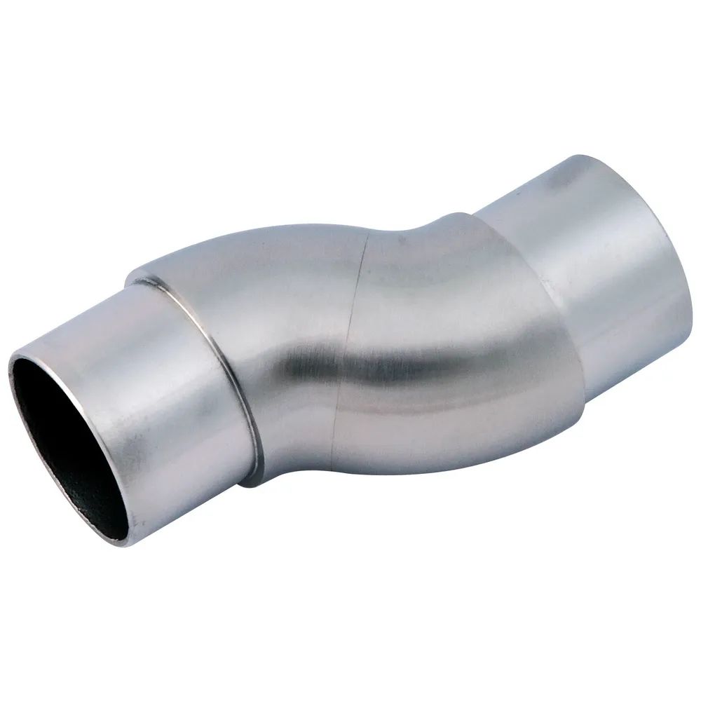 CROSO Edelstahlbogen flexibel für Rundrohr ø 42,4 x 2,0 mm, Edelstahl V2A