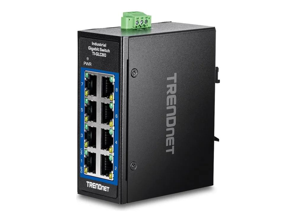 TRENDnet TI-GLC80 - Version V1.xR - Switch - industrial, mini