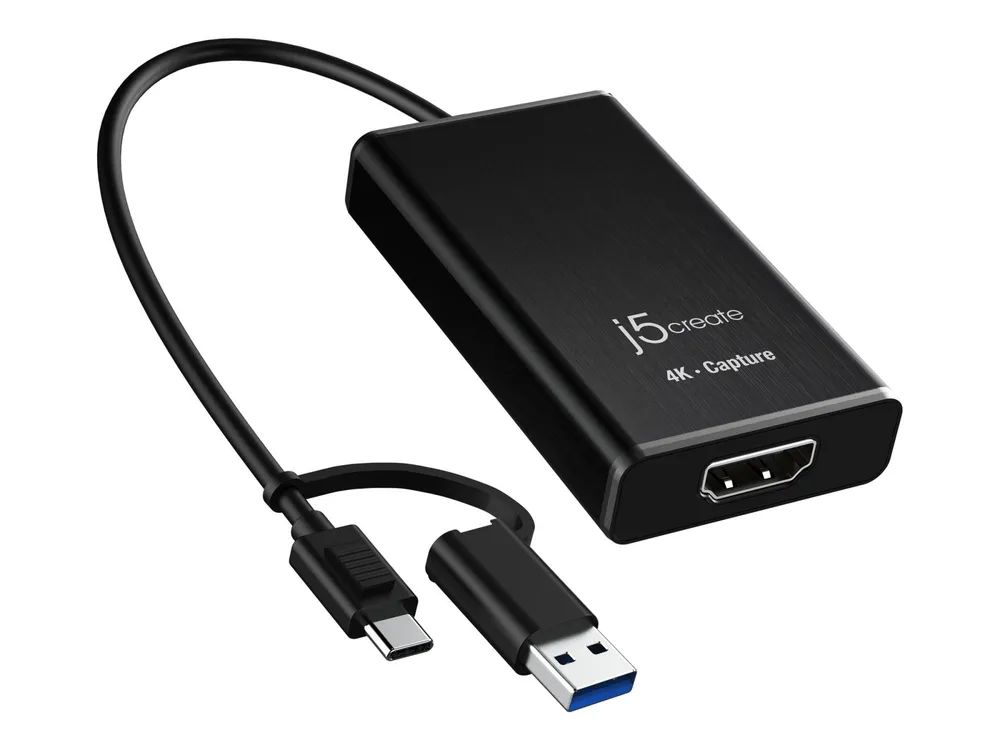 j5create JVA11 - Videoaufnahmeadapter - USB 3.2 Gen 1, USB-C 3.2 Gen 1