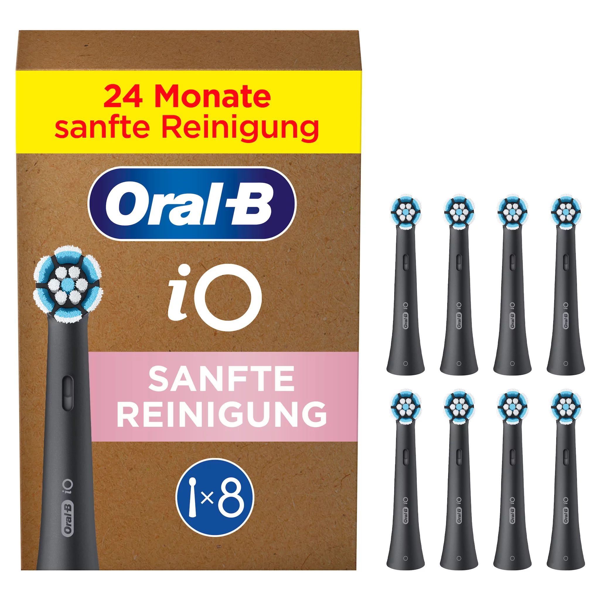 Oral-B iO Sanfte Reinigung BLACK 8er FFU