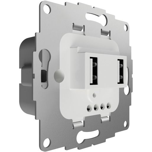 2USB UP LADESTAT M. 2 USB TAE RW GL / 2USB JP-3502CH 19W 3,8A 2U-449498