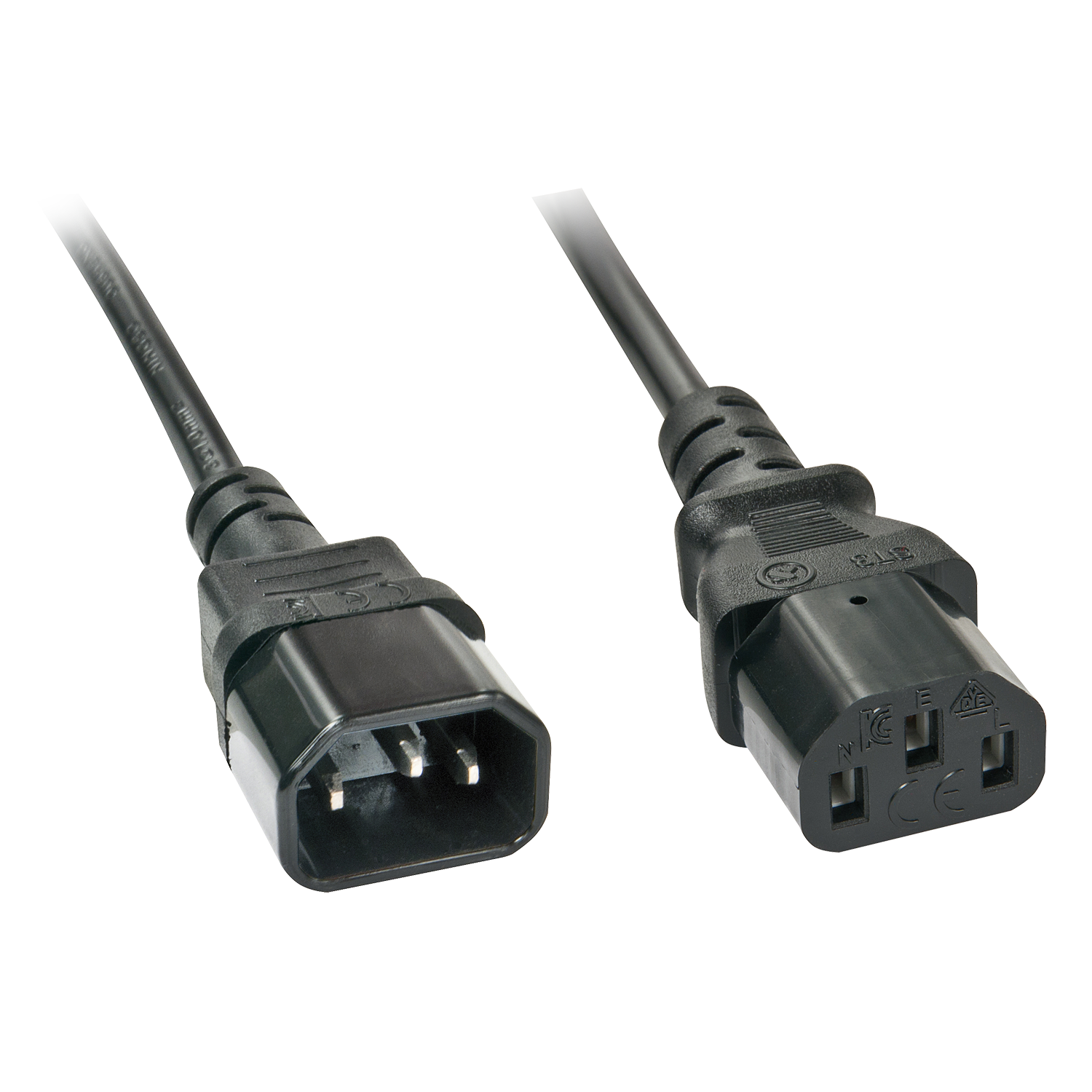 Lindy Stromkabel - IEC 60320 C13 zu IEC 60320 C14