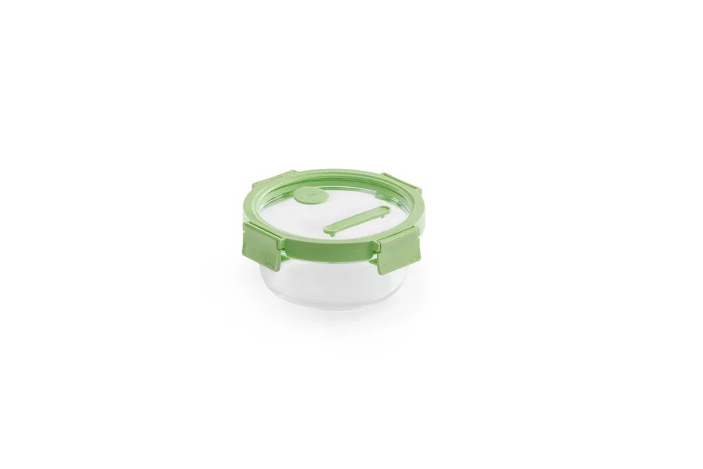 Lékué Rundes Vorratsglas, 650 ml - Green