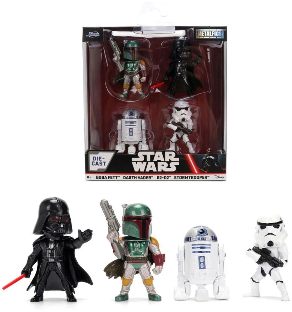 Dickie-Spielzeug GmbH & Co.KG Star Wars 4-Pack Figures 2.5 Welle 1