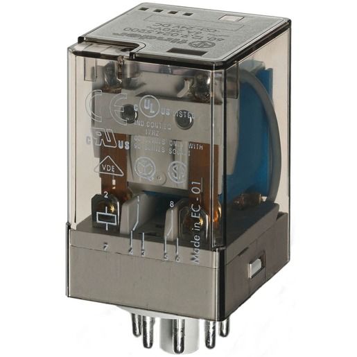 Finder IND.STECKRELAIS 2W 10A 24VDC / FINDER 60.12.9.024.0040