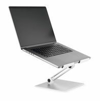 Durable RISE - Aufstellung - faltbar - für Notebook / Tablet - Aluminium - Silber - Bildschirmgröße: 25.4-43.2 cm (10"-17")