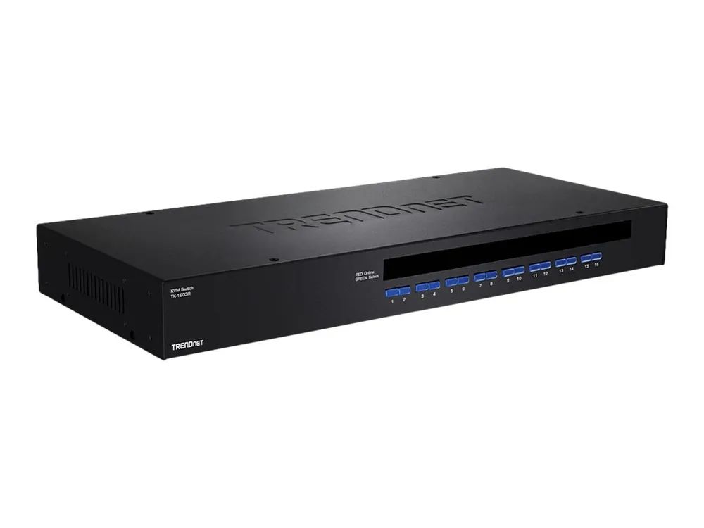TRENDnet TK 1603R - KVM-/USB-Switch - 16 x KVM / USB