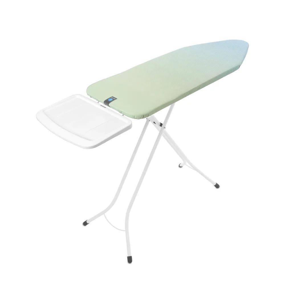 Brabantia Bügeltisch C, 124x45cm, Dst-Ablage Solid - Soothing Sea
