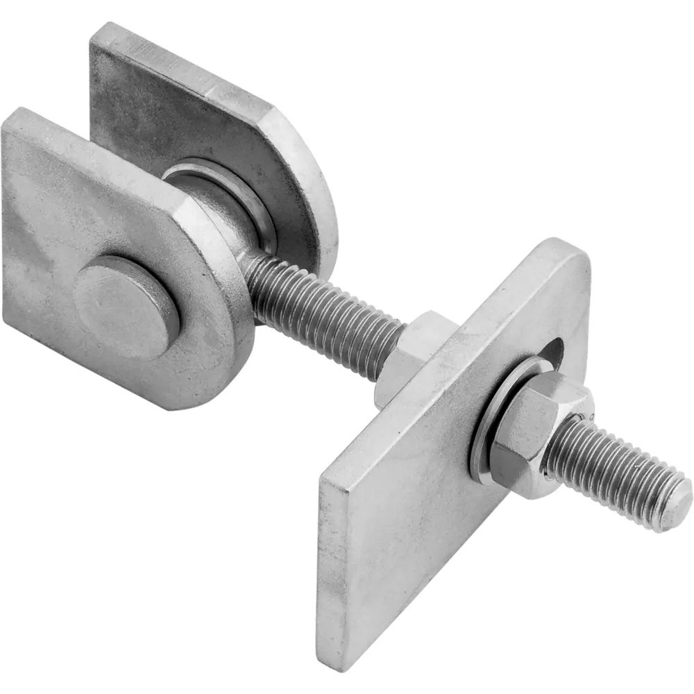 Croso Anschweißtorband verstellbar, Länge 109,5 mm, Edelstahl V2A