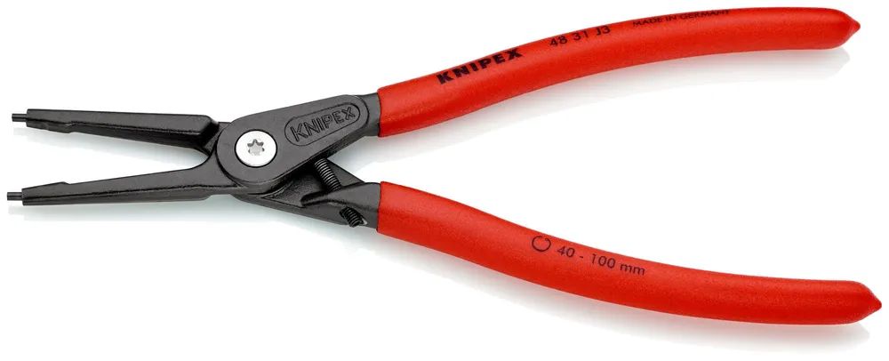 KNIPEX Präzisions-Sicherungsringzange für Innenringe in Bohrungen mit Überdehnungsschutz 225 mm