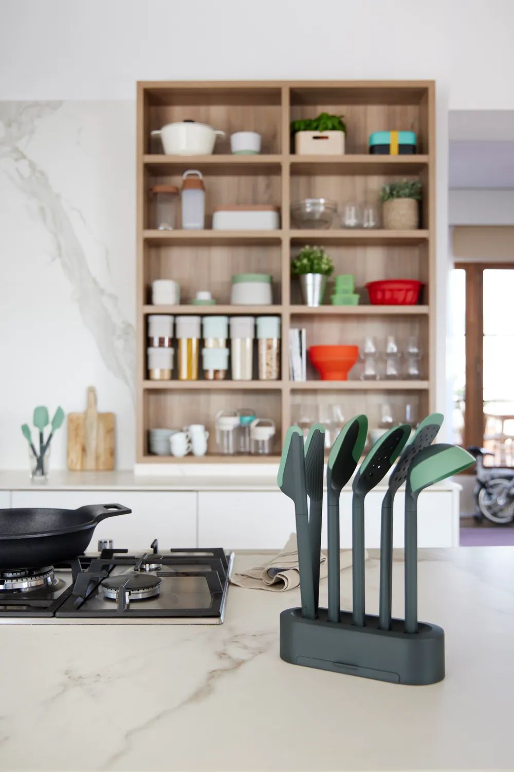 Lékué Kratzfeste Küchenutensilien, 5-teilig - Green