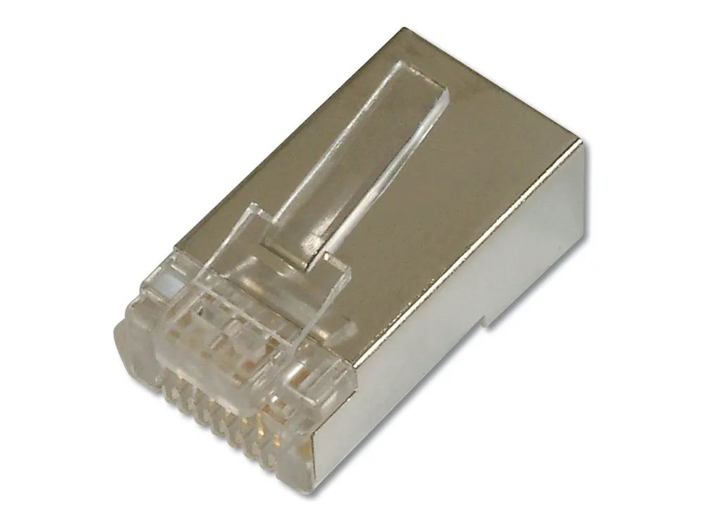 DIGITUS Modularstecker für Rundkabel, geschirmt, 100 Stk.