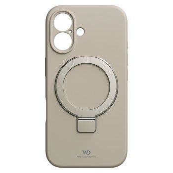 White Diamonds Cover "Mag Urban Stand Case" für Apple iPhone 16, Sand
