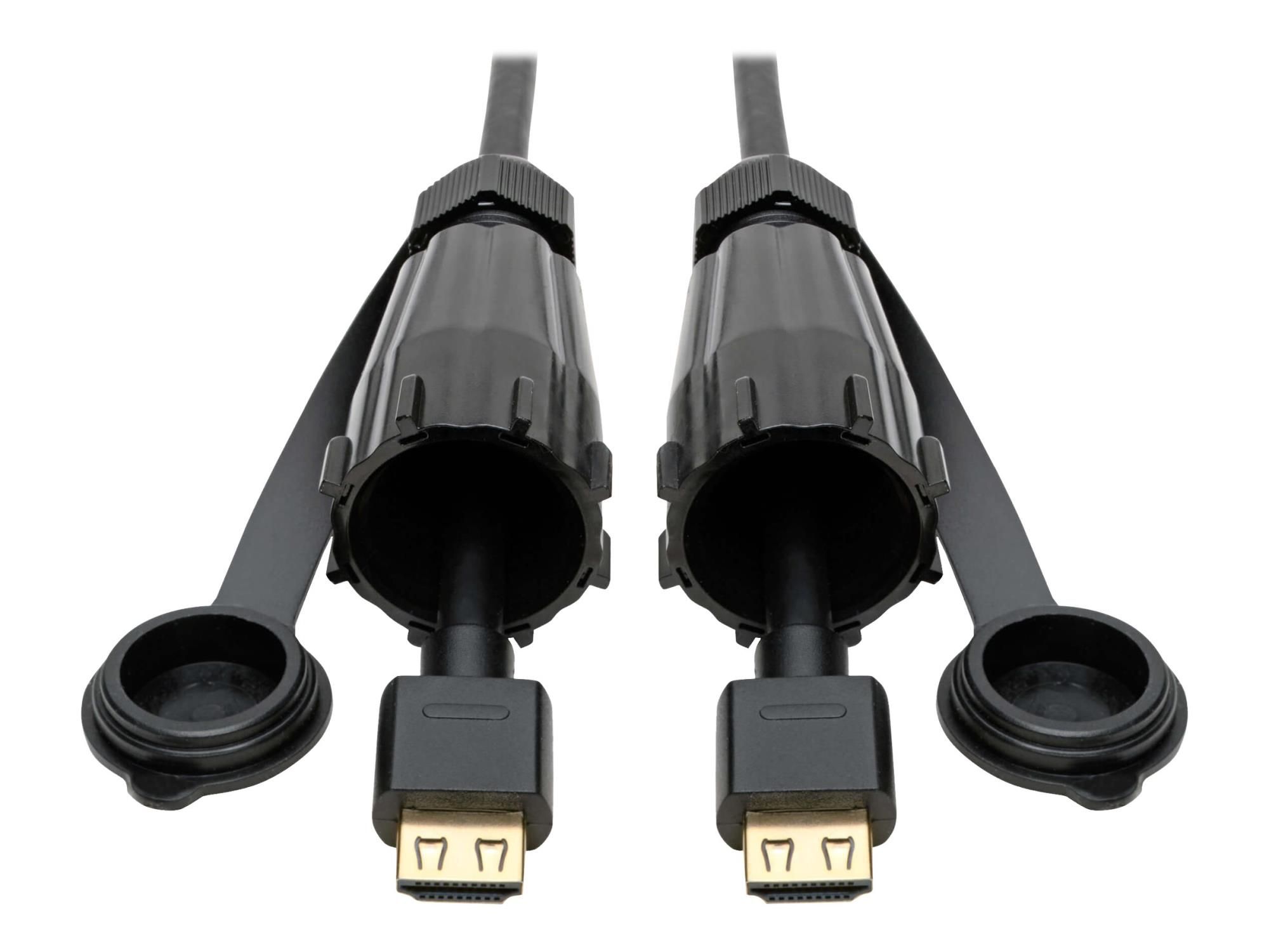 Eaton Tripp Lite HDMI Cable High-Speed 2 IP68 Connectors Industrial Ethernet 10ft
