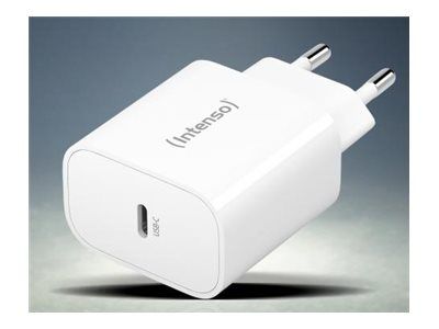 Intenso W20C - Netzteil - 20 Watt - 3 A - PD 3.0, QC 4.0, PD/PPS (24 pin USB-C)