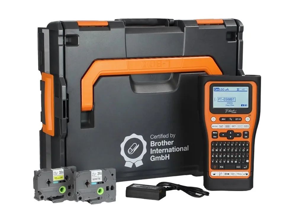 Brother PT-E560BT und L-BOXX 136 Systemkoffer mit Schaumstoffeinlage
