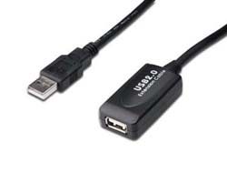 DIGITUS Aktives USB 2.0 Verlängerungskabel, 20 m