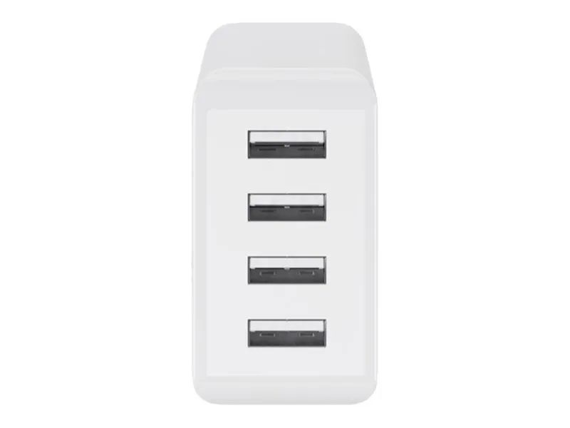 Goobay Netzteil - 30 Watt - 3 A - 4 Ausgabeanschlussstellen (4 x USB)