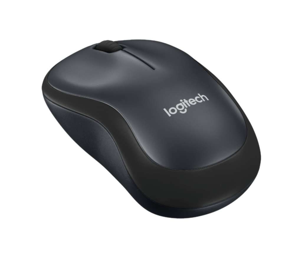 Logitech M220 Silent - Maus - optisch - 3 Tasten - kabellos - 2.4 GHz - kabelloser Empfänger (USB)