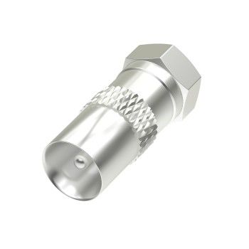 Hama SAT-Adapter, F-Stecker - Koax-Stecker